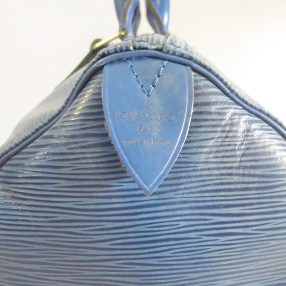 Louis Vuitton Speedy 30 Epi Blue ADD'L LISTING - Picture 6 of 8